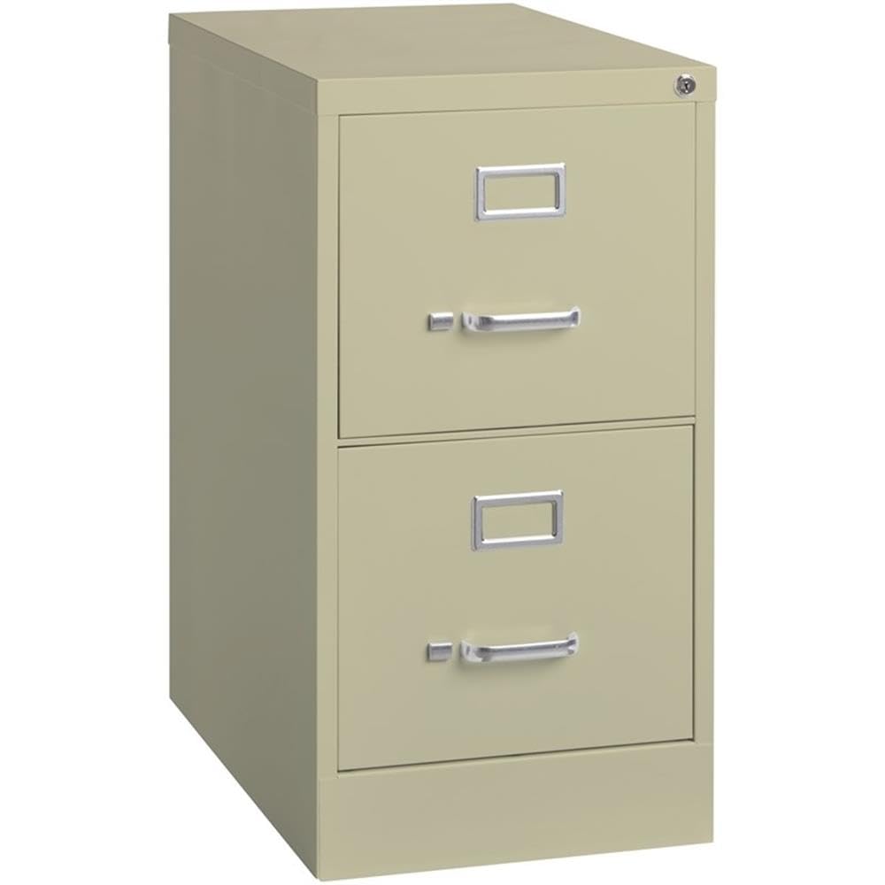 Pemberly Row 4 Drawers 52" Vertical Black Metal Filing Cabinet Lockable Pre-Assembled Stationary Letter Size for Home, Office