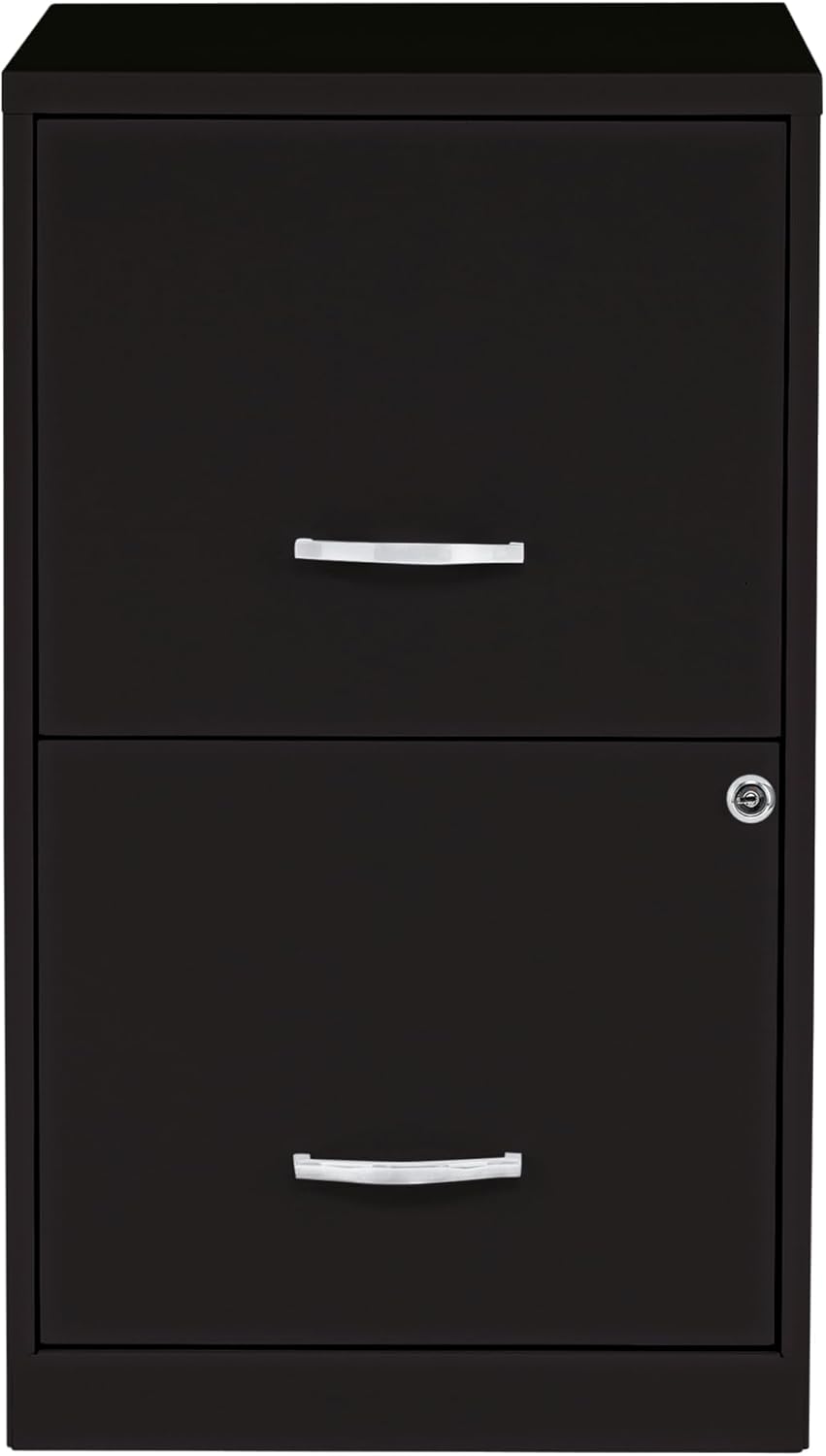 NuSparc 2 Drawer Locking Filing Cabinet | Pre-Assembled Steel Construction | Space-Saving Design is Perfect for Home and Small Office | Letter-Size | Assembled in North America