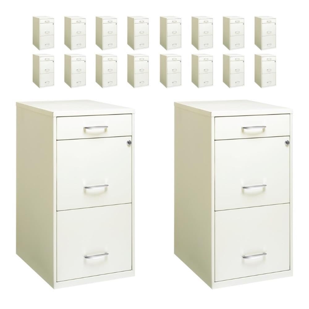 Pemberly Row 3 Drawers 27.32" Vertical Charcoal Metal Filing Cabinet Lockable Pre-Assembled Stationary Letter Size for Home, Office