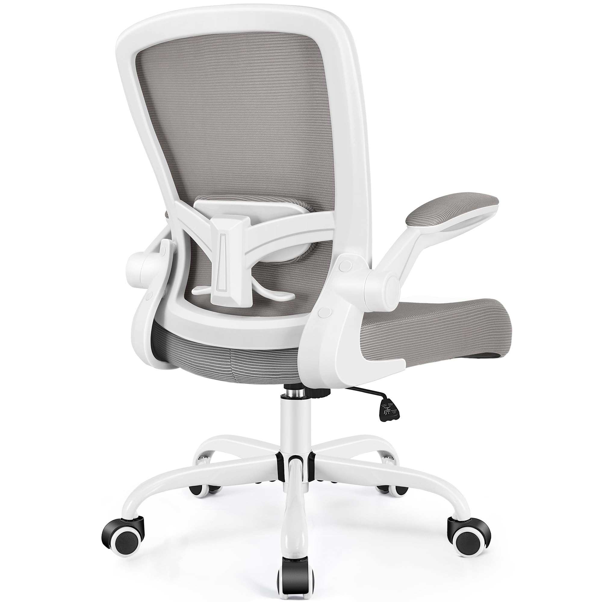 FelixKing Office Chair, Ergonomic Desk Chair Breathable Mesh Chairs Adjustable High Back Lumbar Support Flip-up Armrests, Executive Rolling Swivel Comfy Computer Chairs Home Office Black